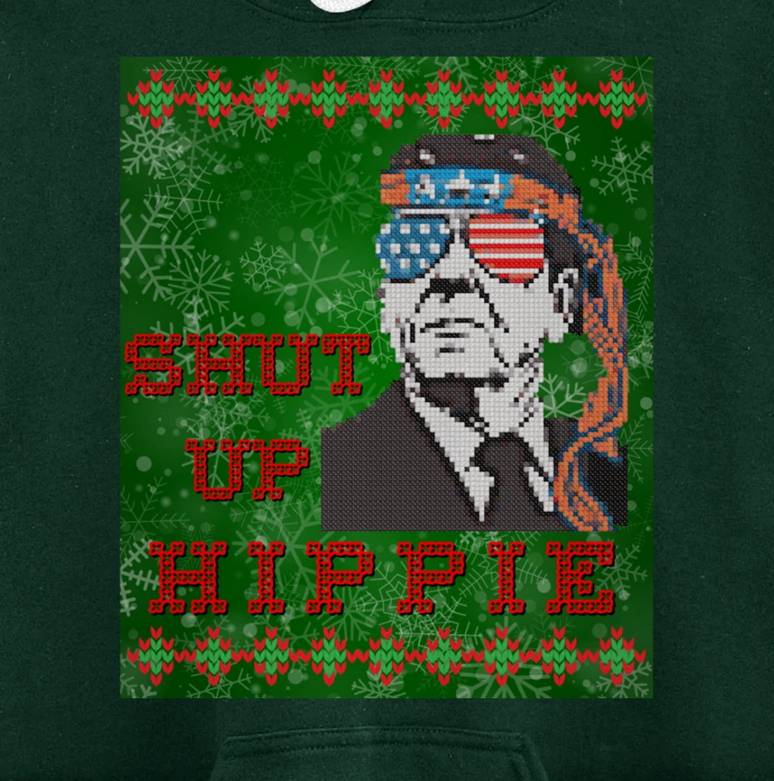 Christmas Biden Funny Republican Political Sarcasm Trump Pullover Hoodie