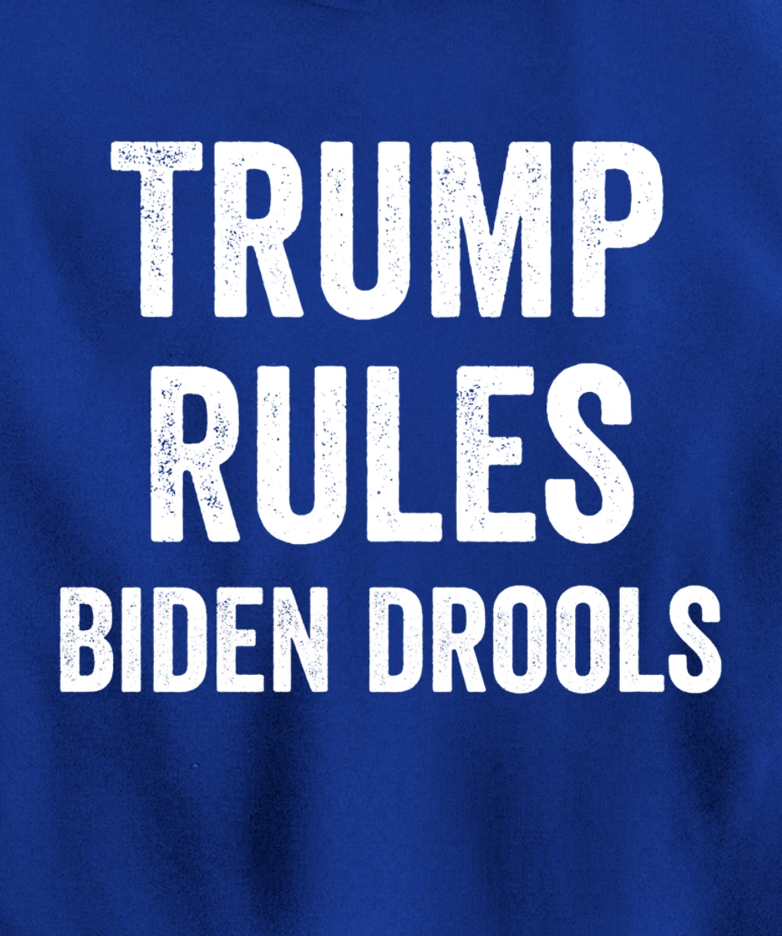 Funny Trump Rules Biden Drools Pullover Hoodie