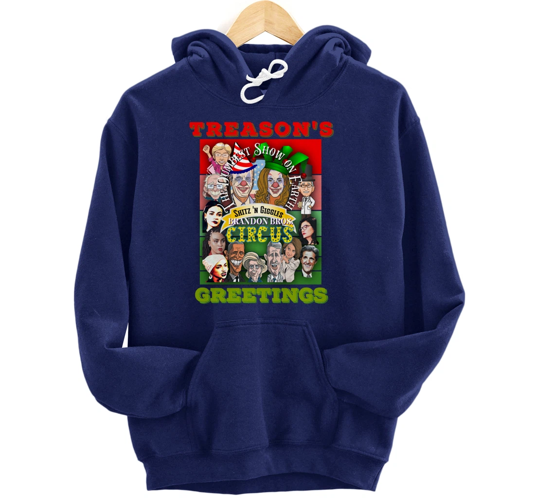 Swamp Xmas Wreath Biden Squad Trump Ugly Christmas Sweater Pullover Hoodie