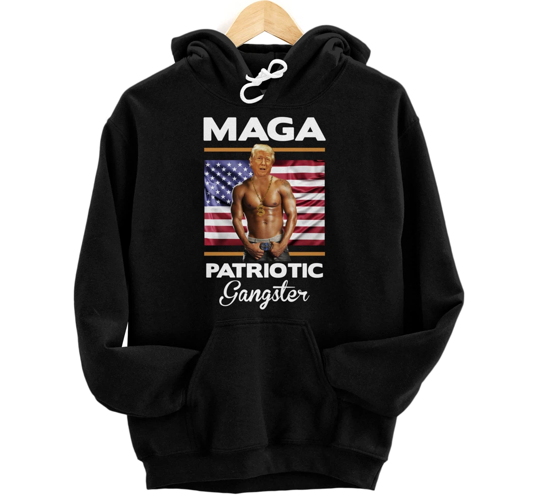 Trump Life Gangster Gift Design Idea Pr Trump Lib Bash Pullover Hoodie
