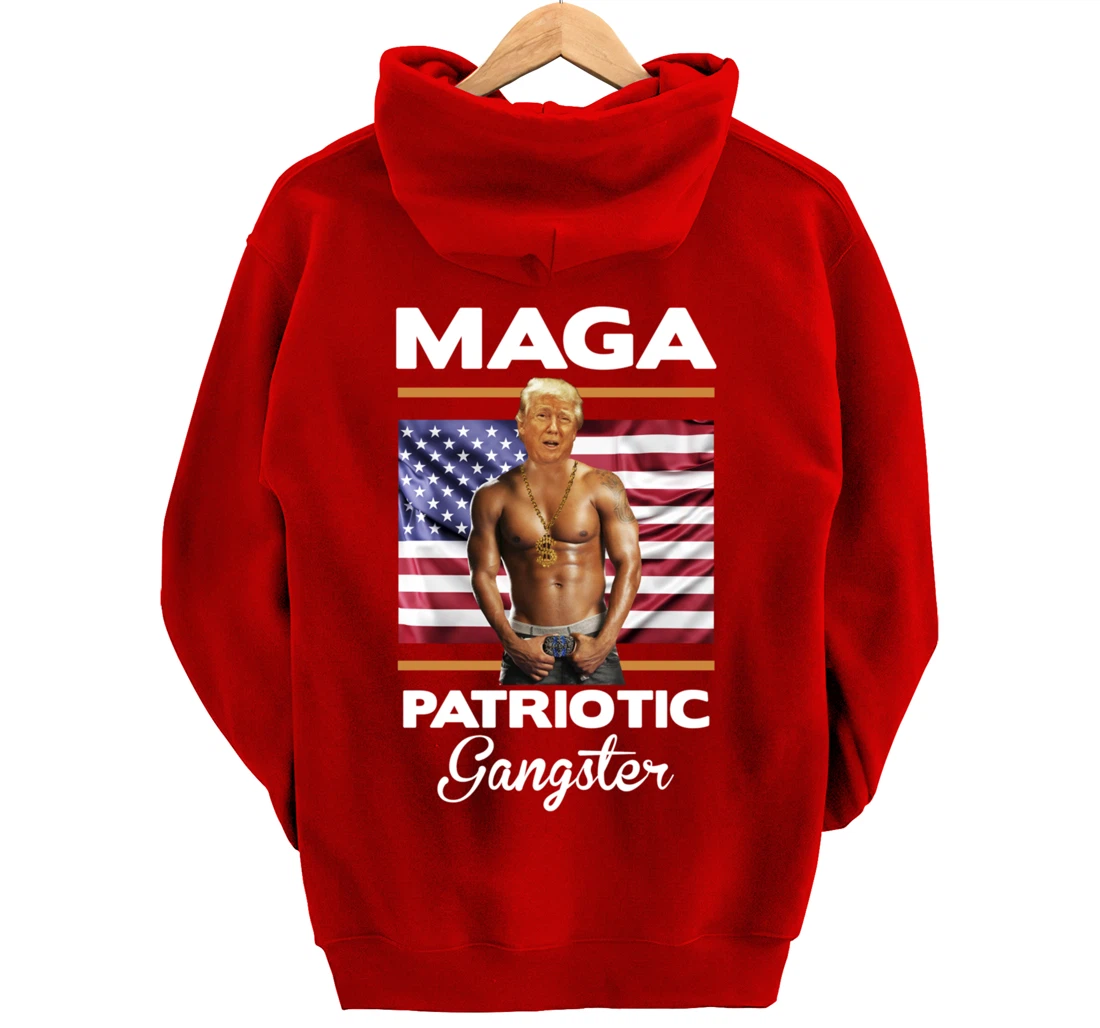 Trump Life Gangster Gift Design Idea Pr Trump Lib Bash Pullover Hoodie