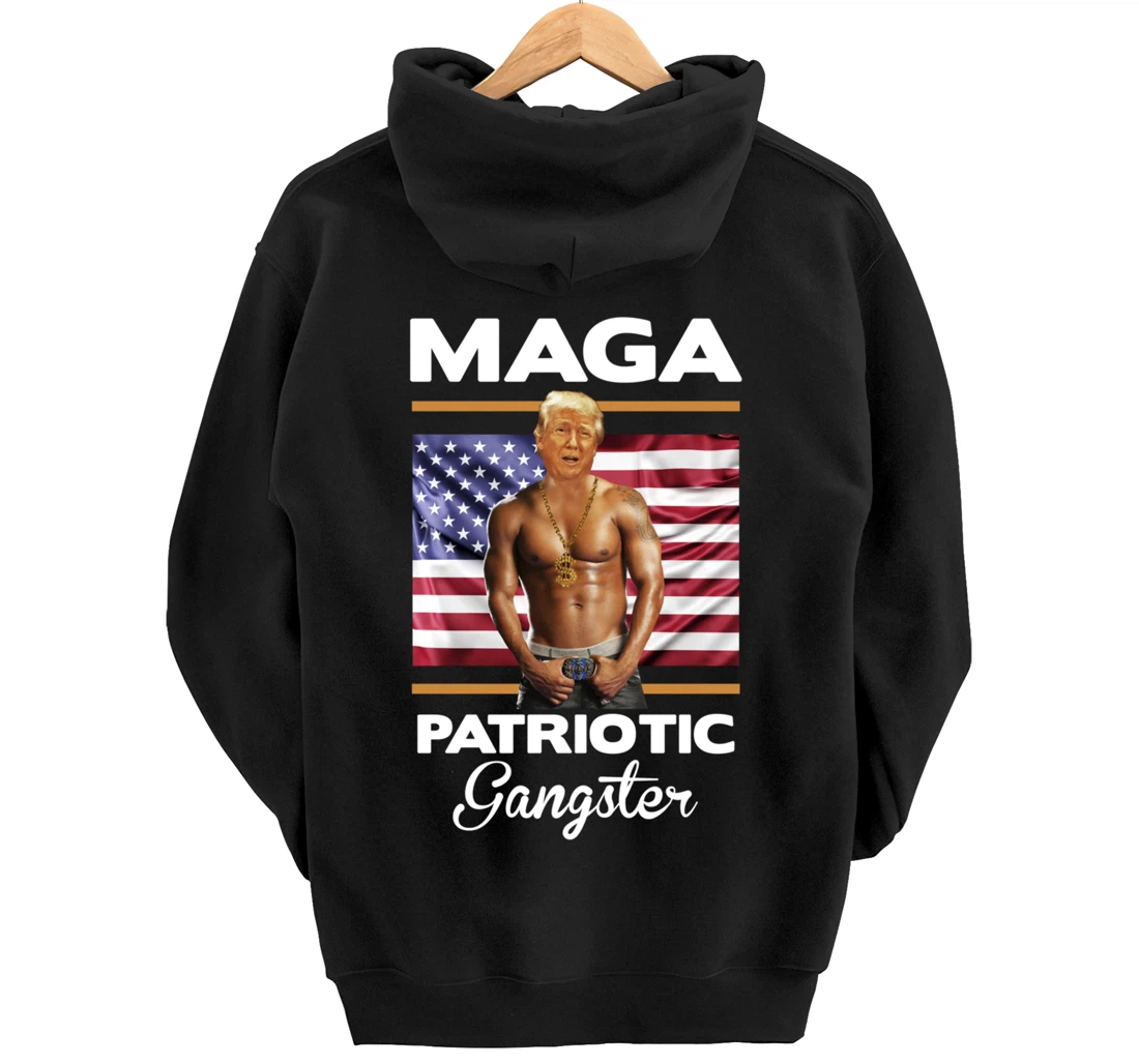 Trump Life Gangster Gift Design Idea Pr Trump Lib Bash Pullover Hoodie
