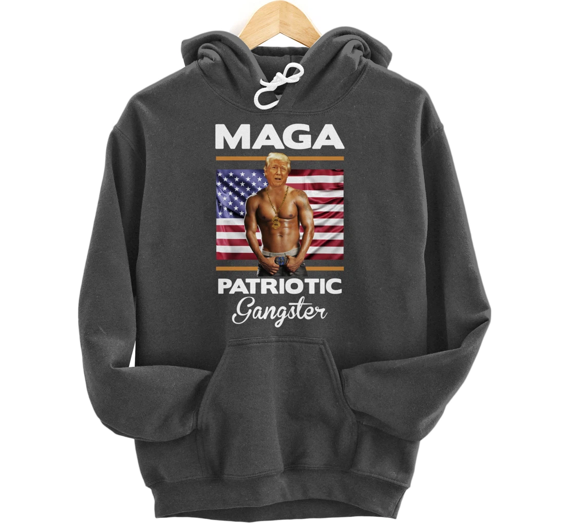 Trump Life Gangster Gift Design Idea Pr Trump Lib Bash Pullover Hoodie