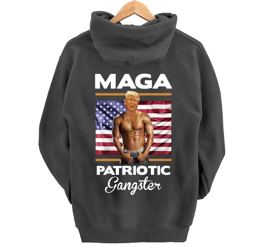 Trump Life Gangster Gift Design Idea Pr Trump Lib Bash Pullover Hoodie