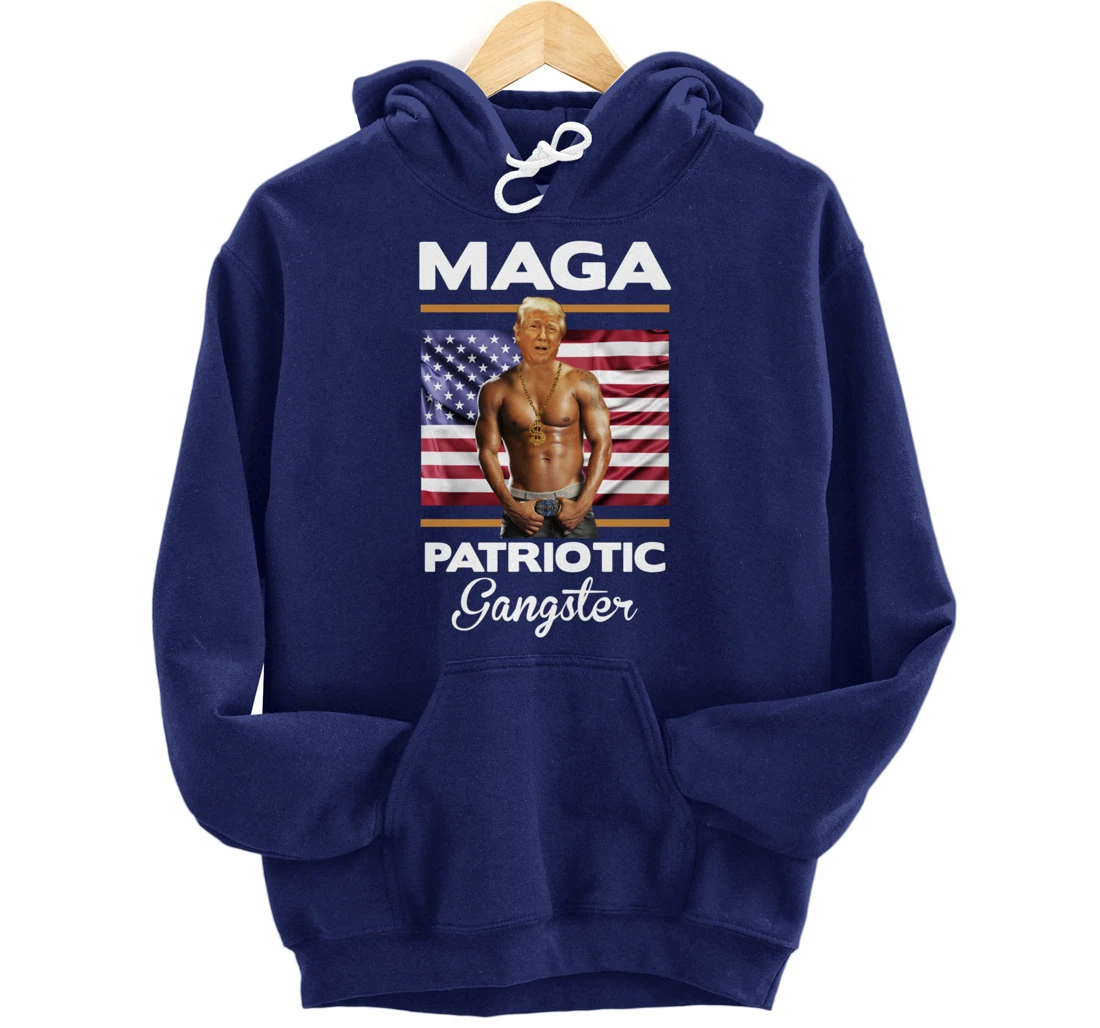 Trump Life Gangster Gift Design Idea Pr Trump Lib Bash Pullover Hoodie