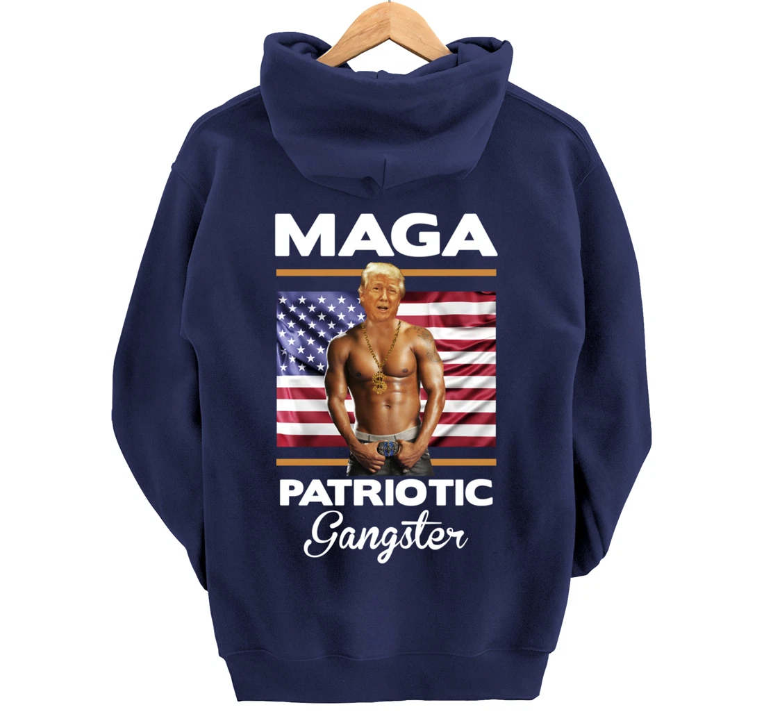 Trump Life Gangster Gift Design Idea Pr Trump Lib Bash Pullover Hoodie