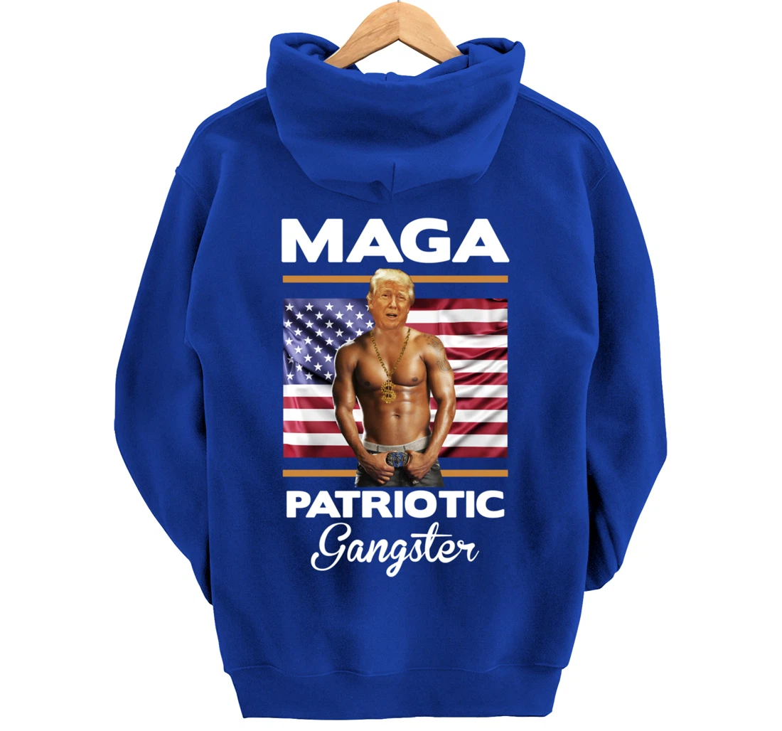 Trump Life Gangster Gift Design Idea Pr Trump Lib Bash Pullover Hoodie