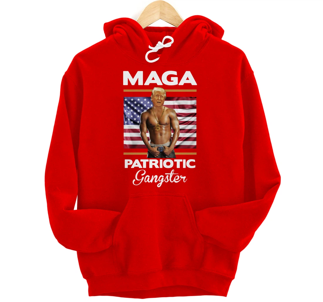 Trump Life Gangster Gift Design Idea Pr Trump Lib Bash Pullover Hoodie