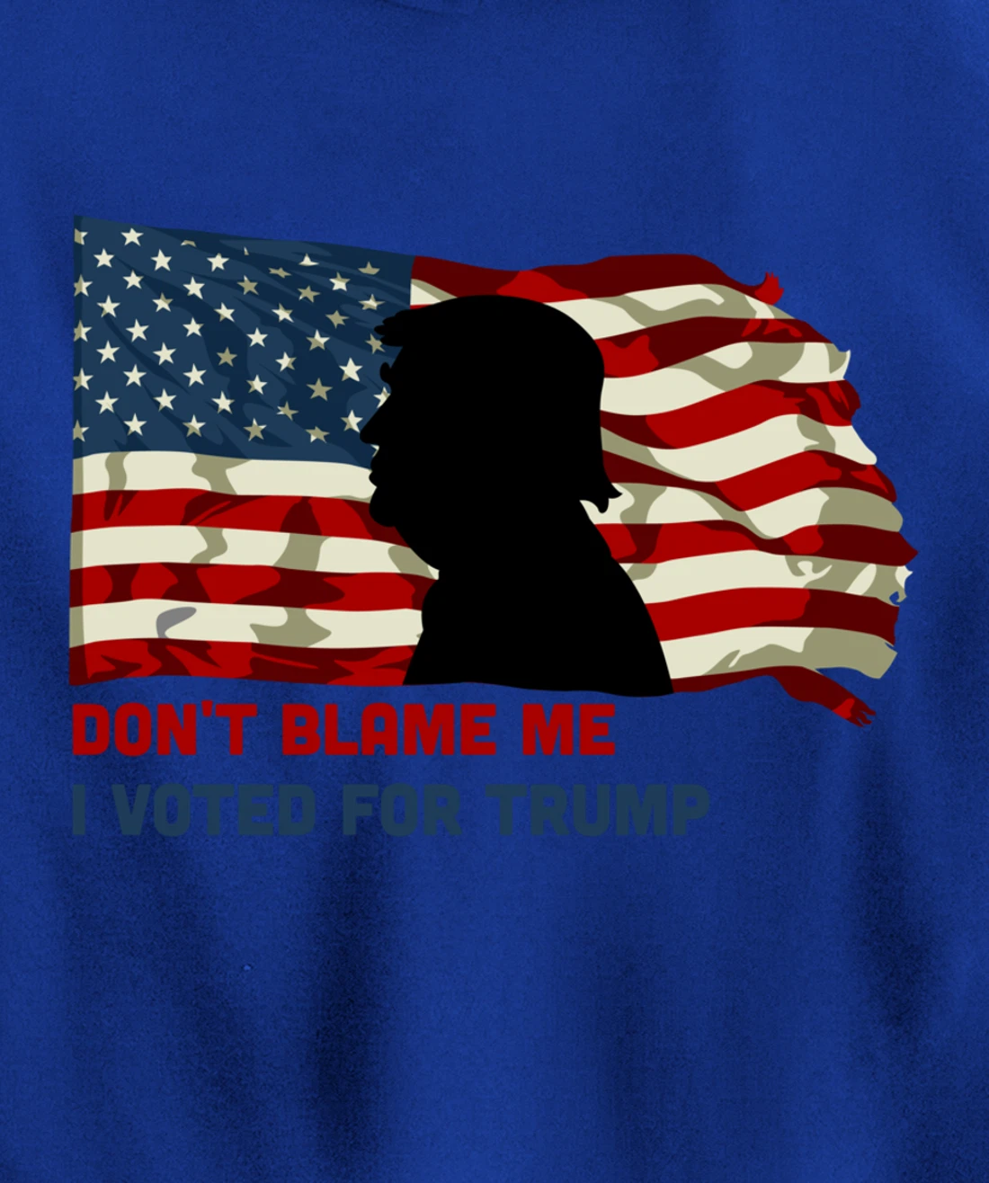 Don't Blame Me I Voted For Trump Pullover Hoodie