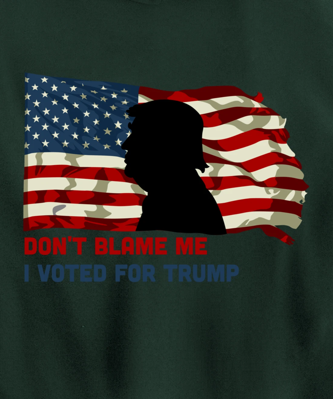 Don't Blame Me I Voted For Trump Pullover Hoodie