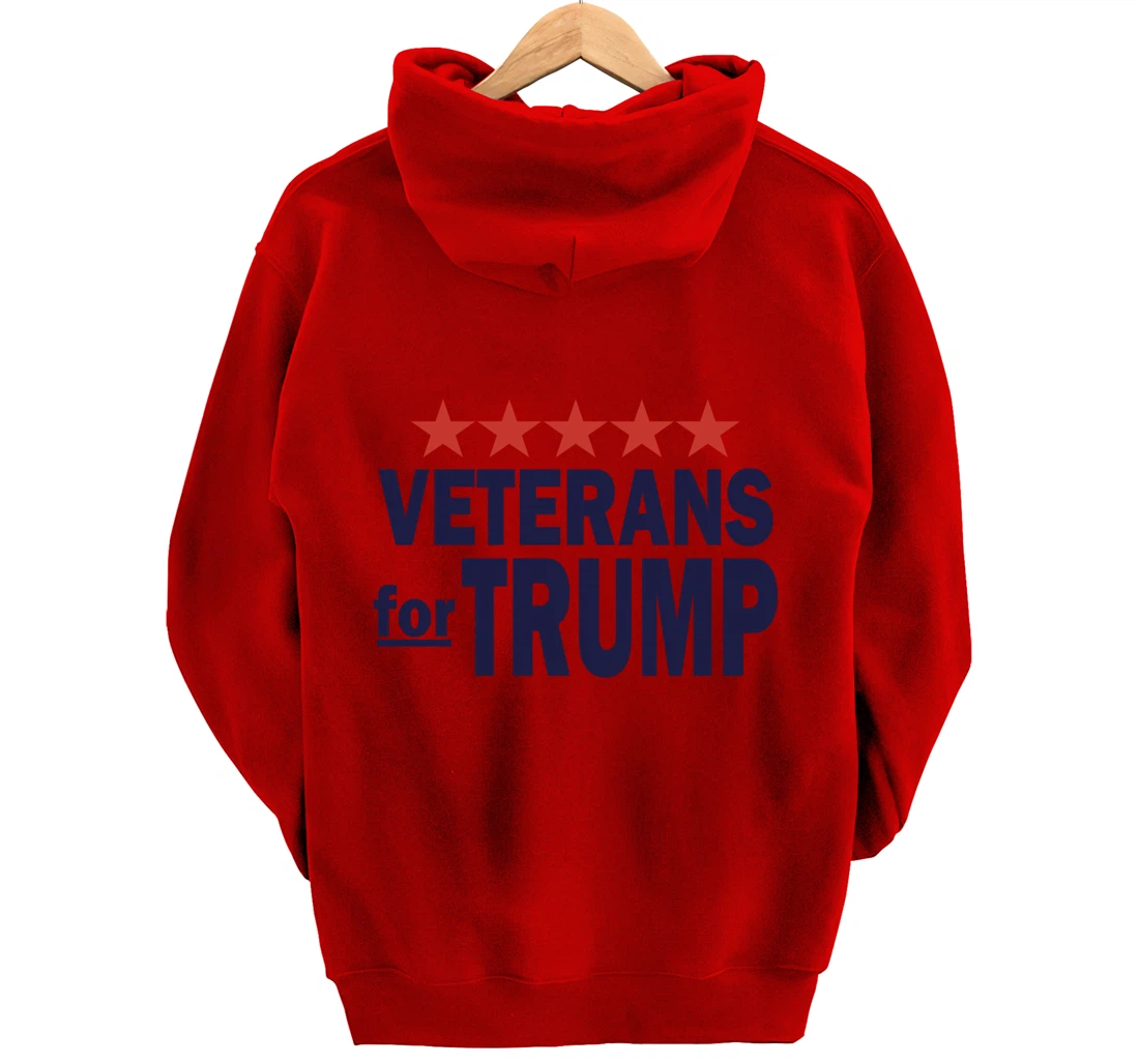 Veterans for Trump Pullover Hoodie