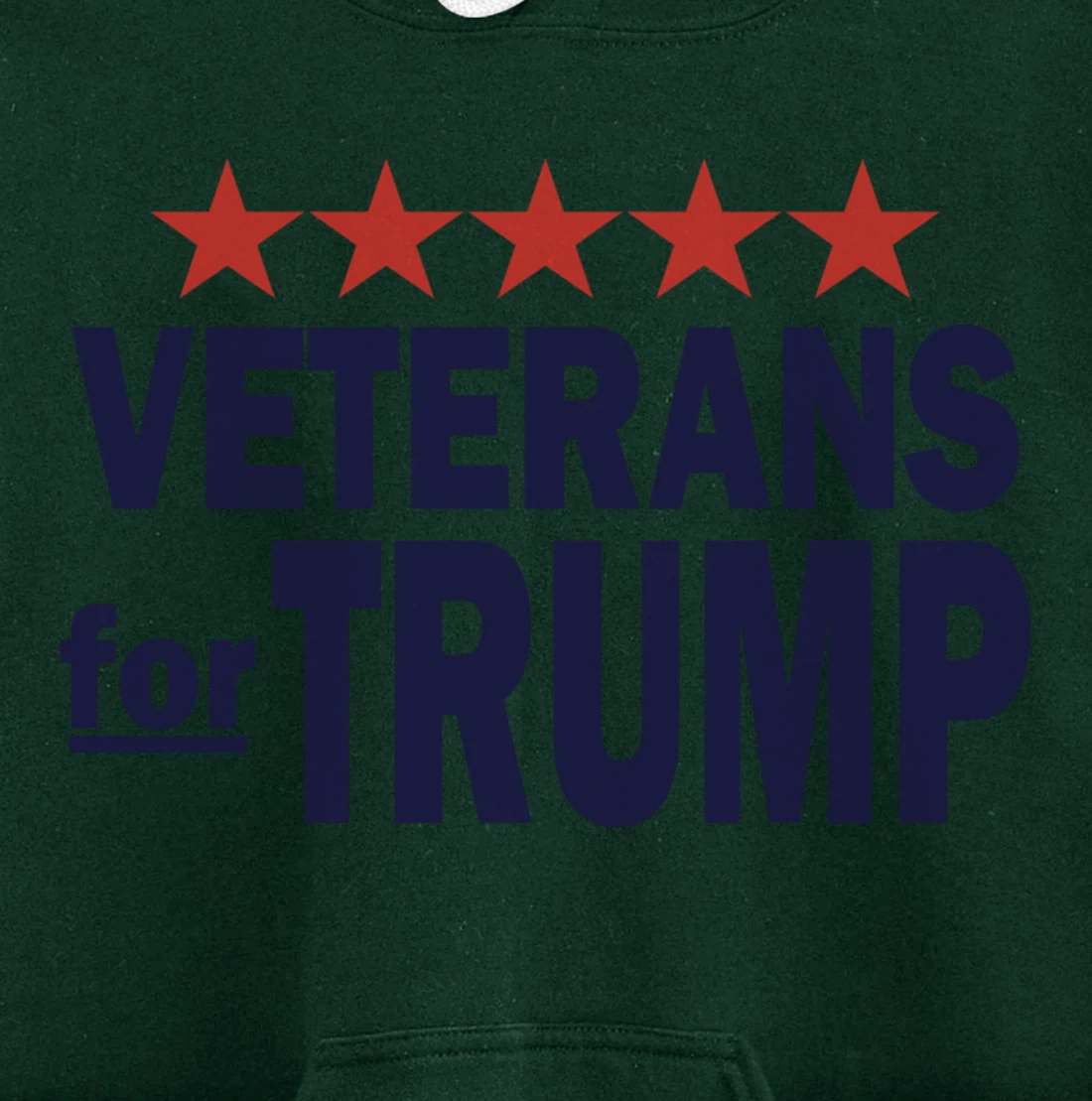 Veterans for Trump Pullover Hoodie