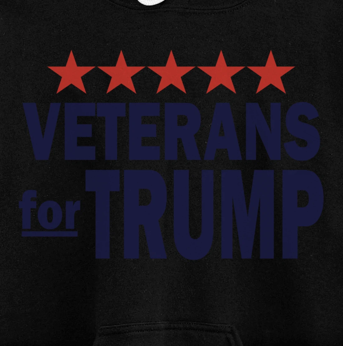 Veterans for Trump Pullover Hoodie