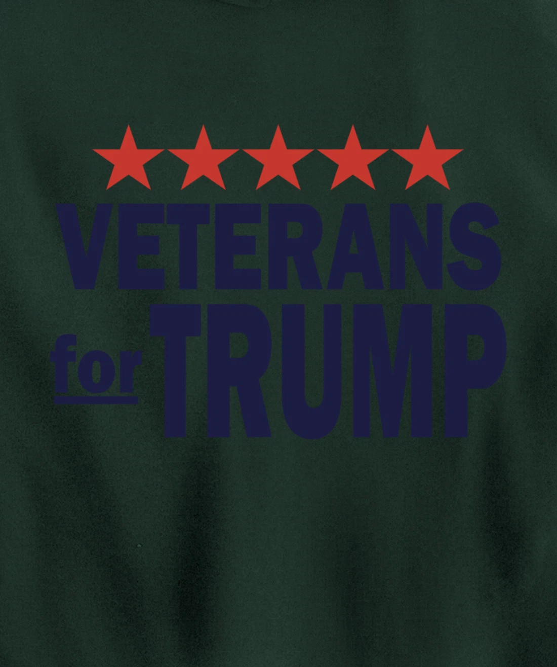 Veterans for Trump Pullover Hoodie