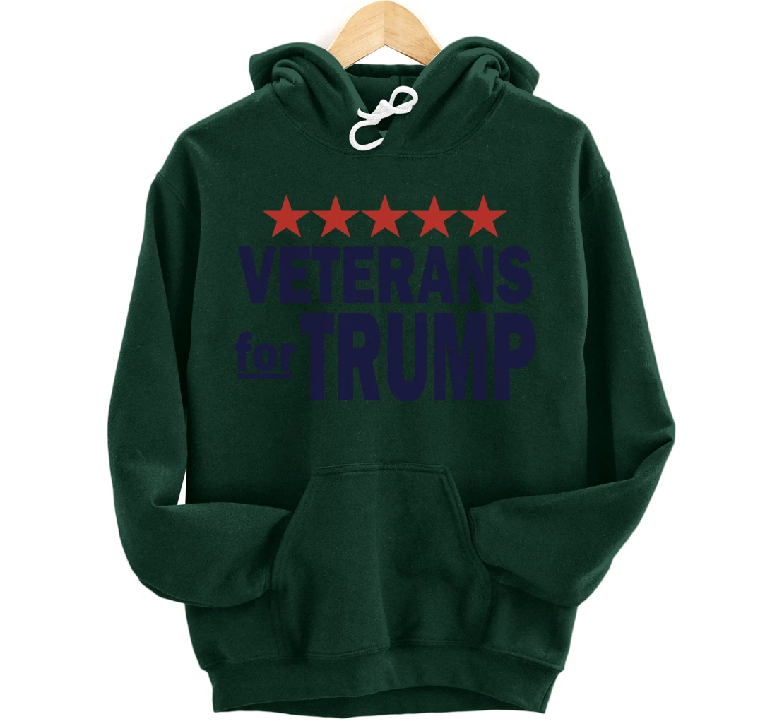 Veterans for Trump Pullover Hoodie