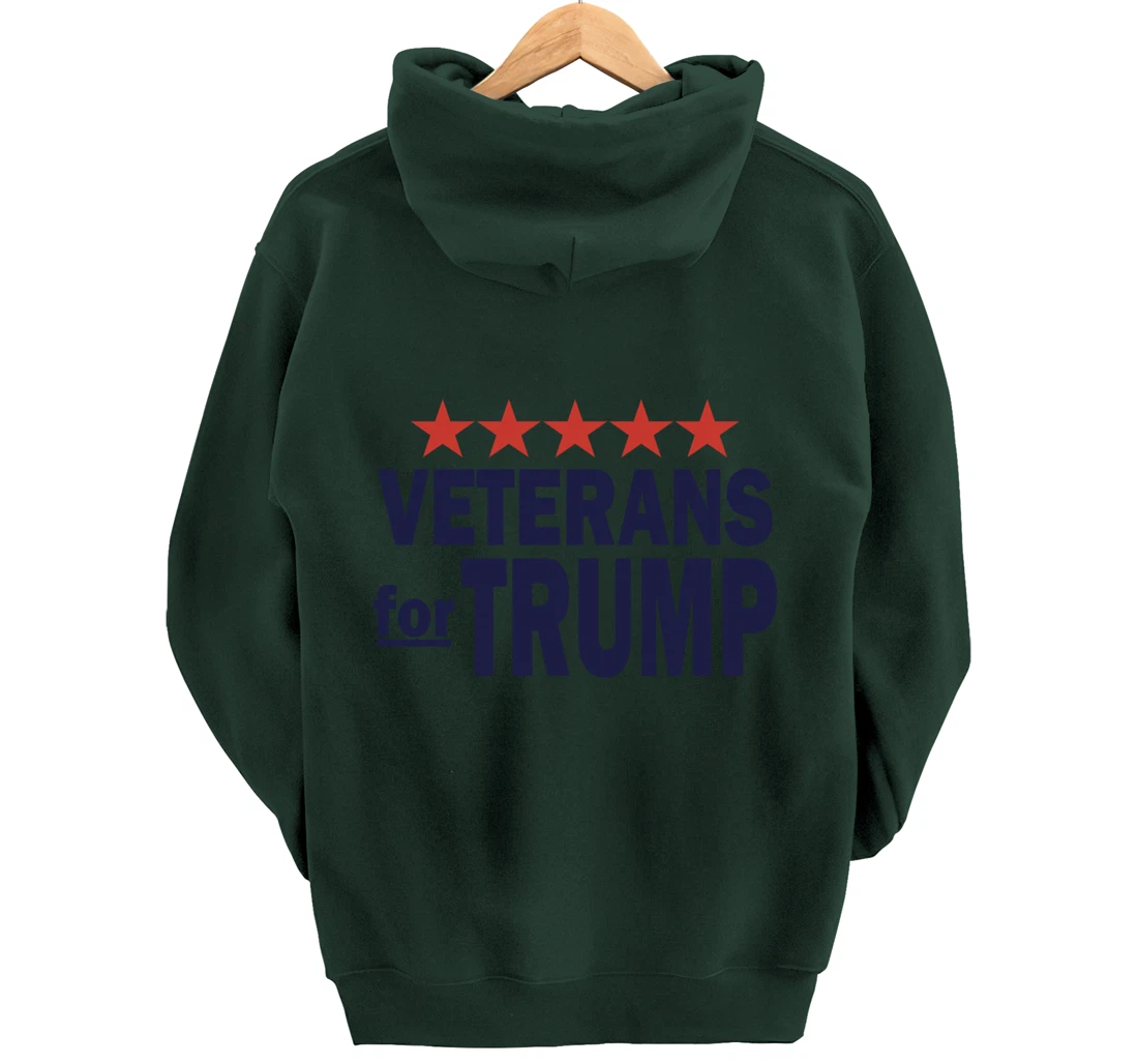 Veterans for Trump Pullover Hoodie