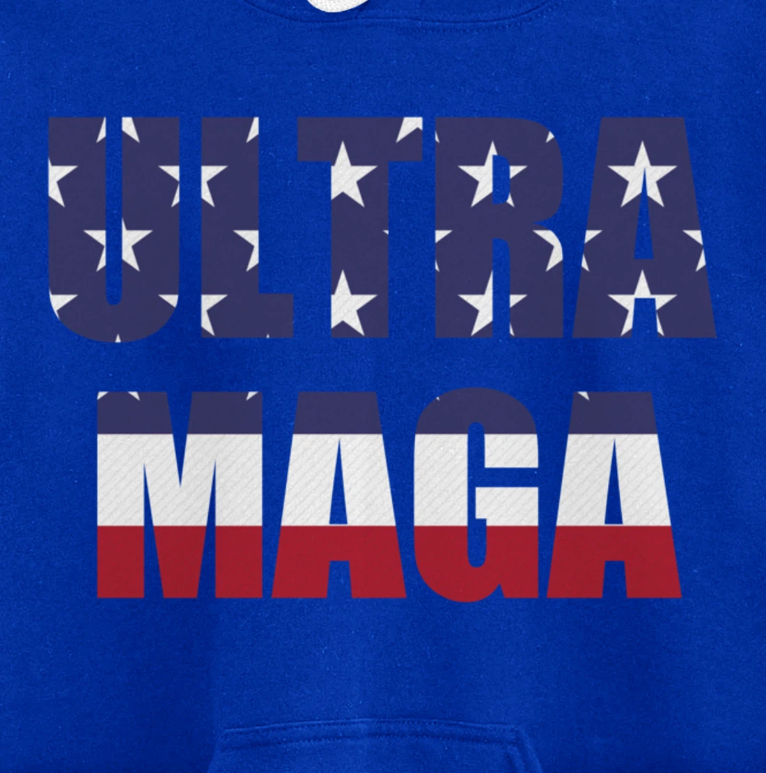 Proud Ultra MAGA Trump Patriotic Pullover Hoodie