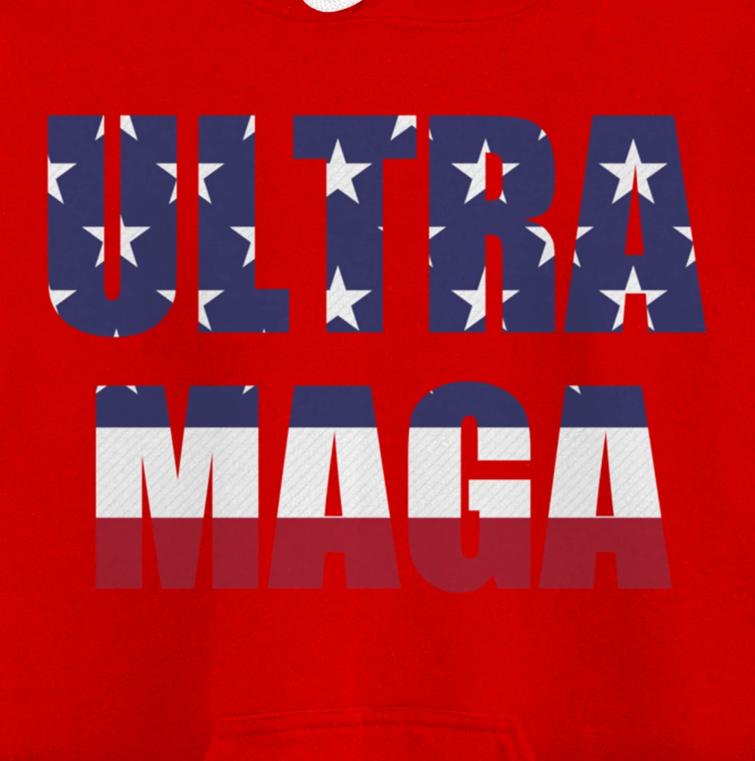 Proud Ultra MAGA Trump Patriotic Pullover Hoodie
