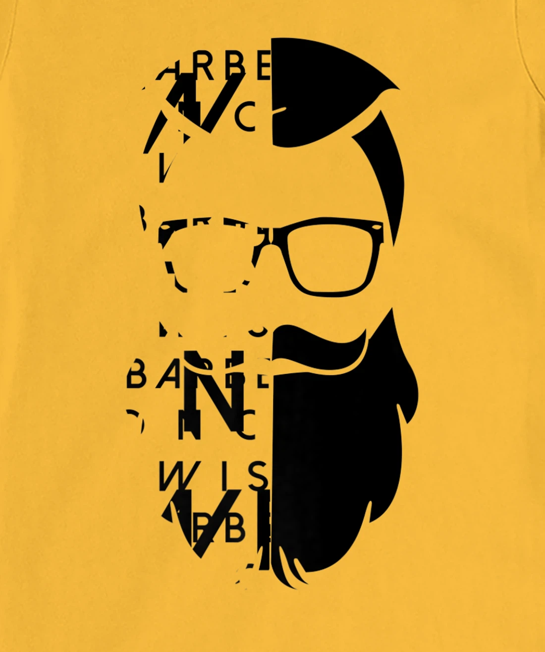 Womens A Bearded Man With Glasses And Letters Wise Barber Graphic T-Shirt, Kid T-Shirt and Women T-Shirt
