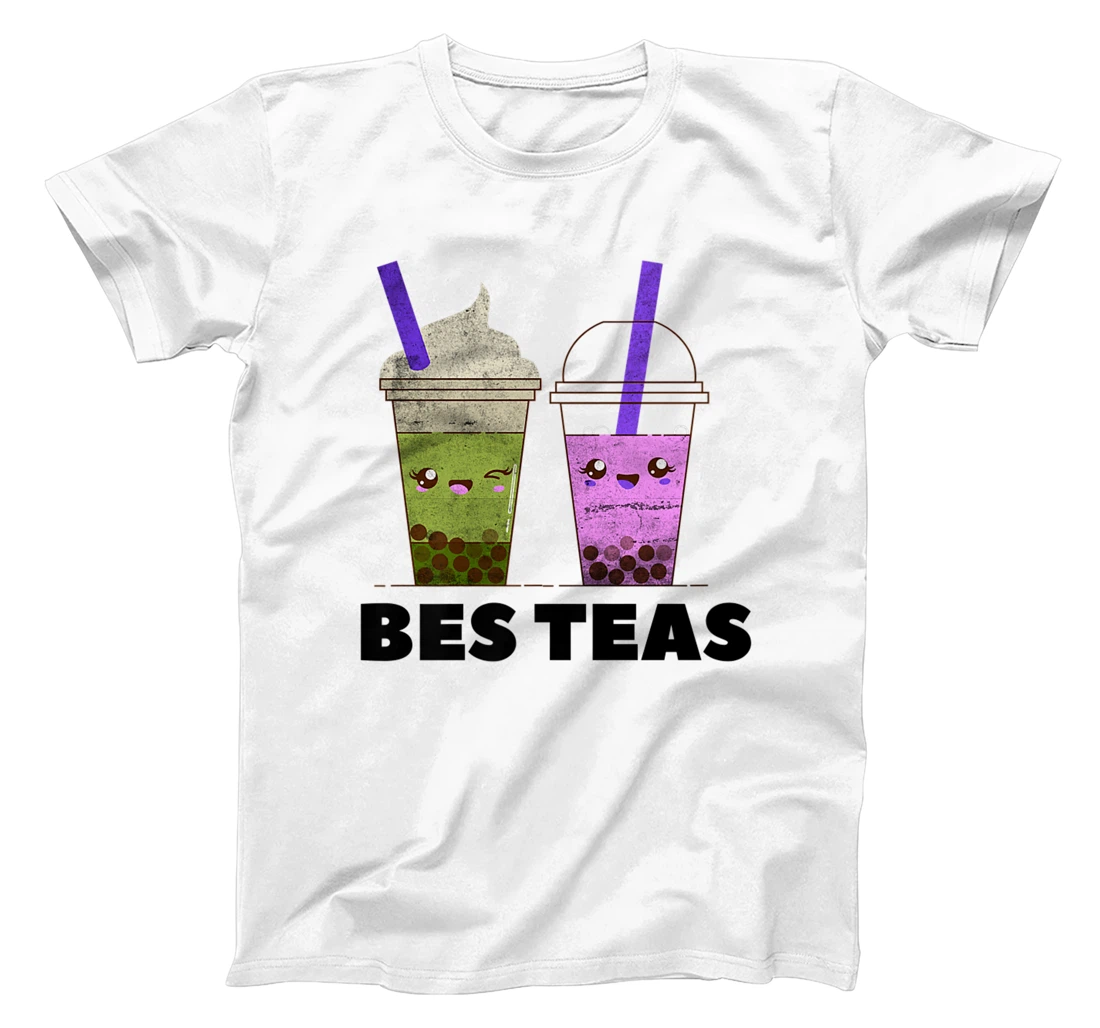 Womens Bubble Boba Milk Tea Pearl Tapioca Bes Teas Lover T-Shirt, Women T-Shirt