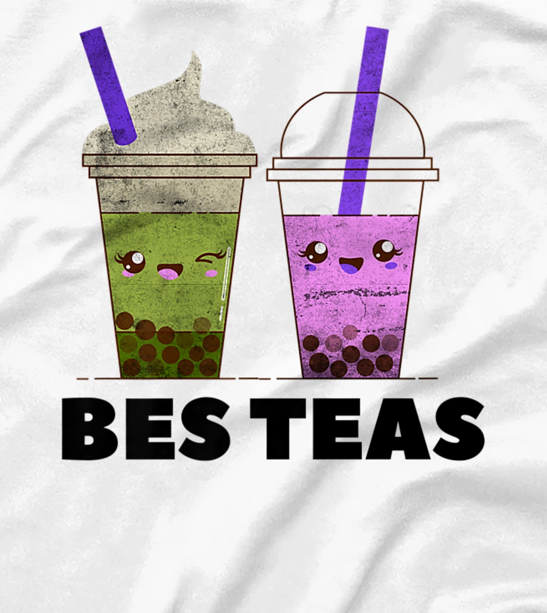 Womens Bubble Boba Milk Tea Pearl Tapioca Bes Teas Lover T-Shirt, Women T-Shirt