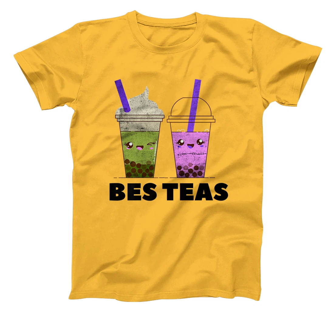 Womens Bubble Boba Milk Tea Pearl Tapioca Bes Teas Lover T-Shirt, Women T-Shirt