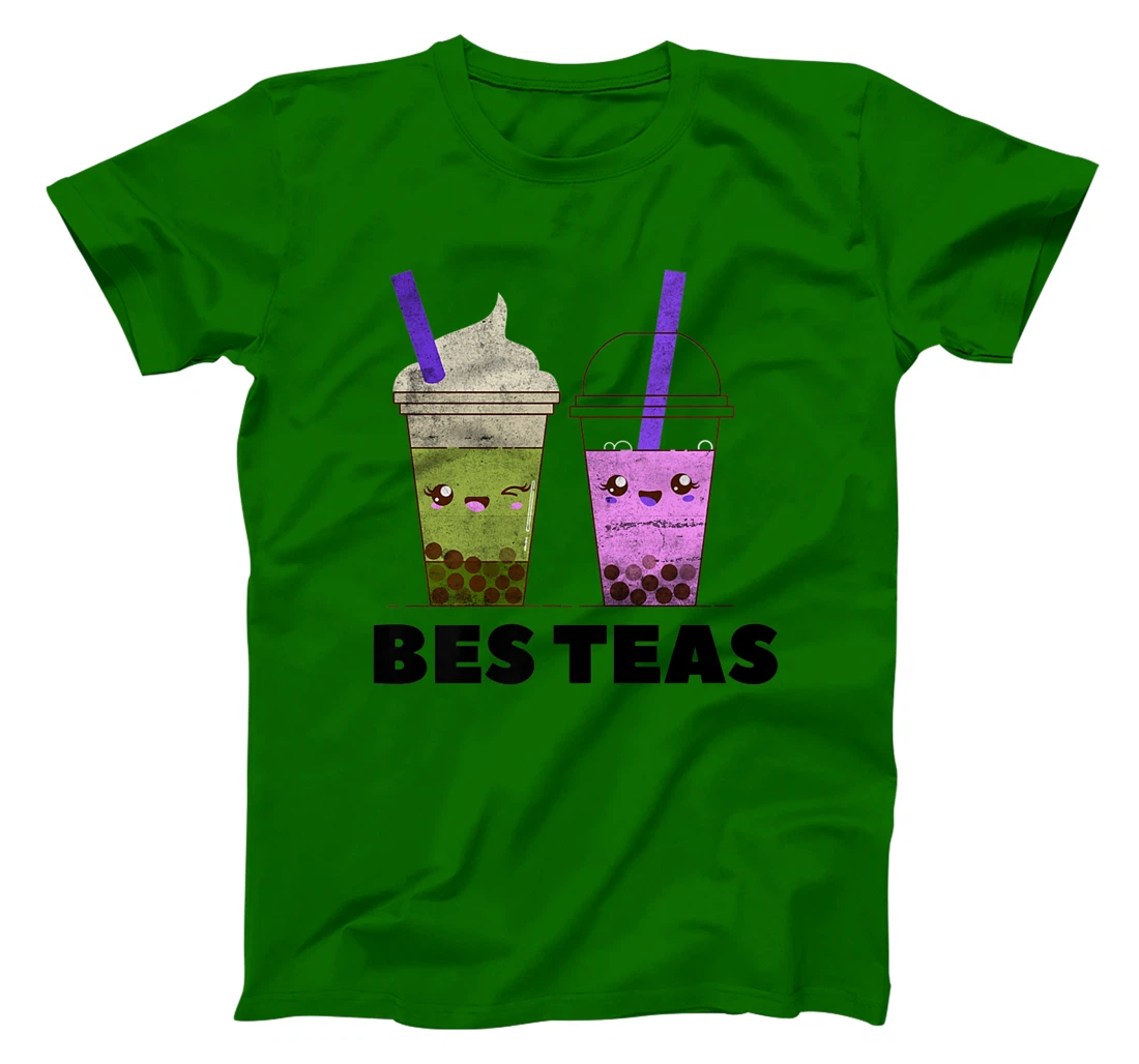 Womens Bubble Boba Milk Tea Pearl Tapioca Bes Teas Lover T-Shirt, Women T-Shirt