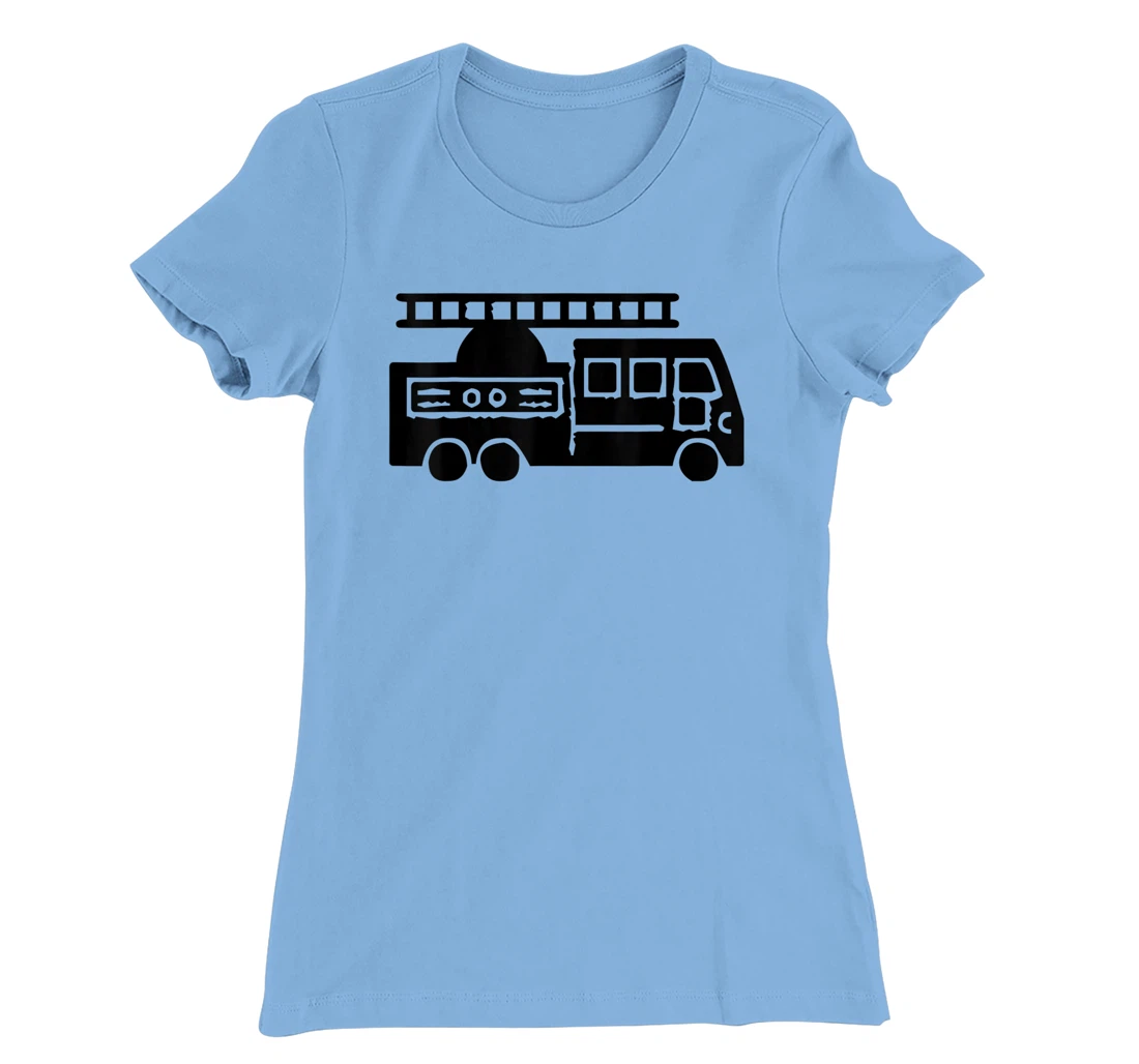 Fire Ladder Truck T-Shirt, Kid T-Shirt and Women T-Shirt