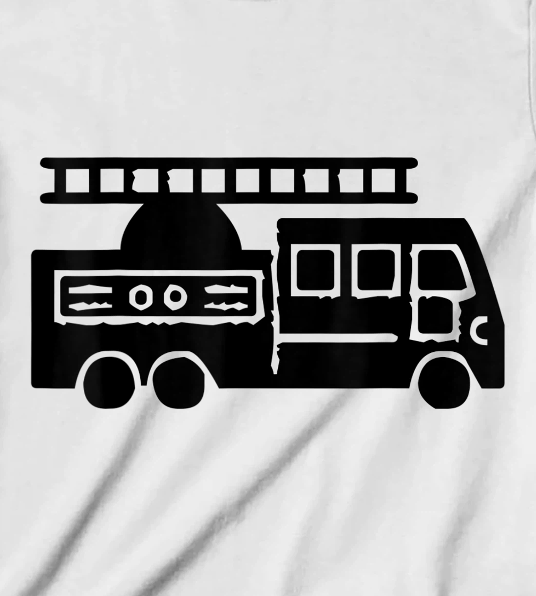 Fire Ladder Truck T-Shirt, Kid T-Shirt and Women T-Shirt