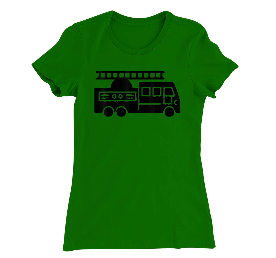 Fire Ladder Truck T-Shirt, Kid T-Shirt and Women T-Shirt