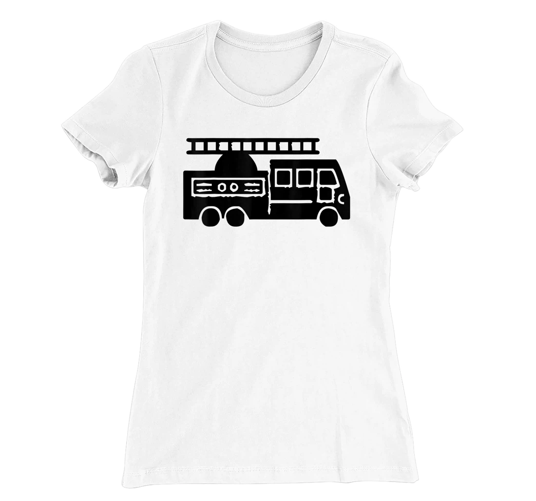 Fire Ladder Truck T-Shirt, Kid T-Shirt and Women T-Shirt