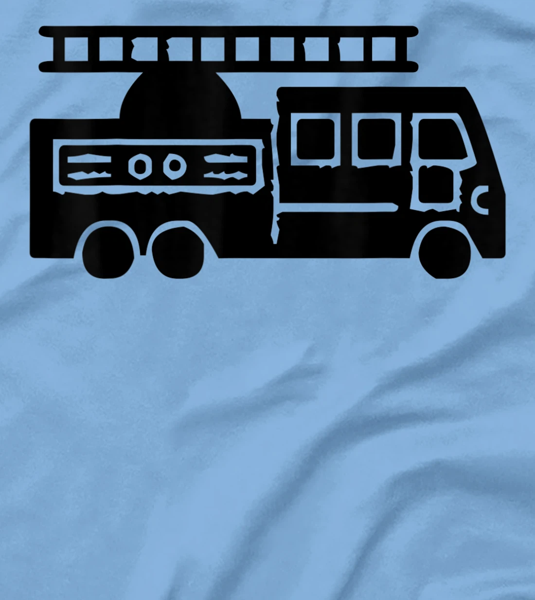 Fire Ladder Truck T-Shirt, Kid T-Shirt and Women T-Shirt