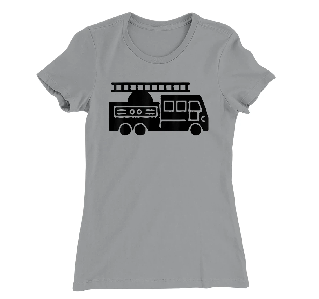 Fire Ladder Truck T-Shirt, Kid T-Shirt and Women T-Shirt