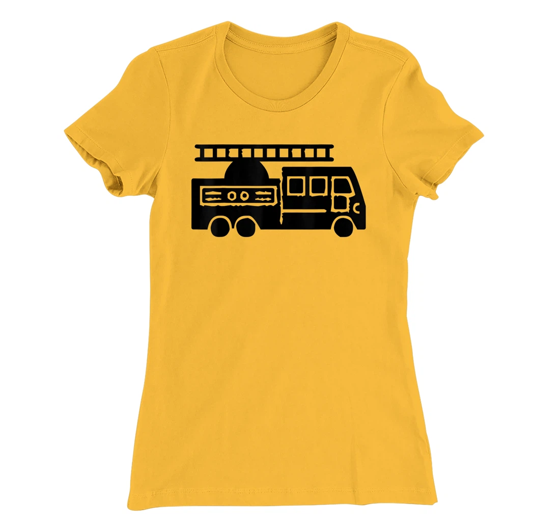 Fire Ladder Truck T-Shirt, Kid T-Shirt and Women T-Shirt