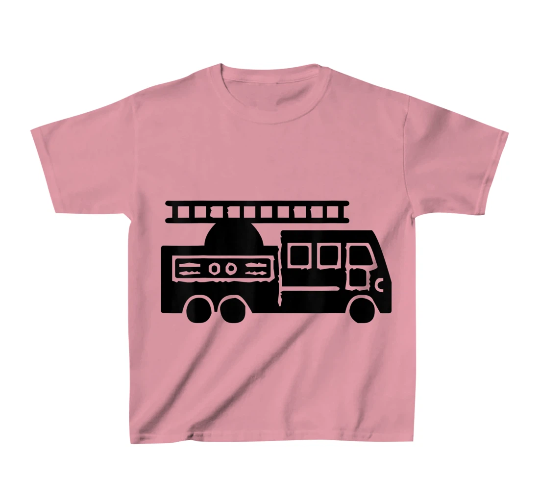 Fire Ladder Truck T-Shirt, Kid T-Shirt and Women T-Shirt