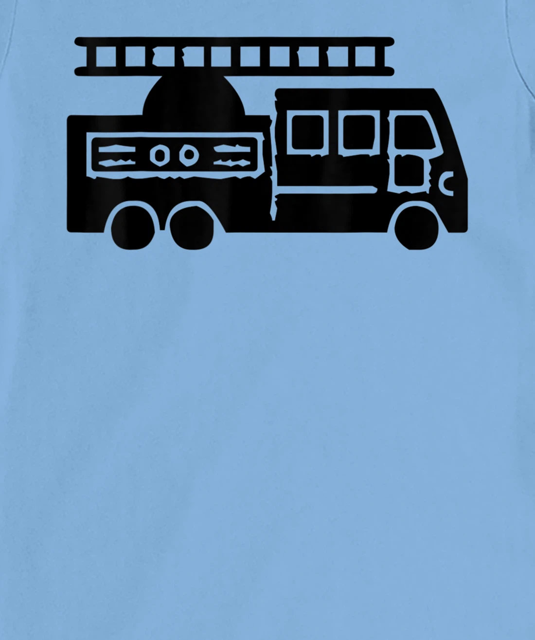 Fire Ladder Truck T-Shirt, Kid T-Shirt and Women T-Shirt