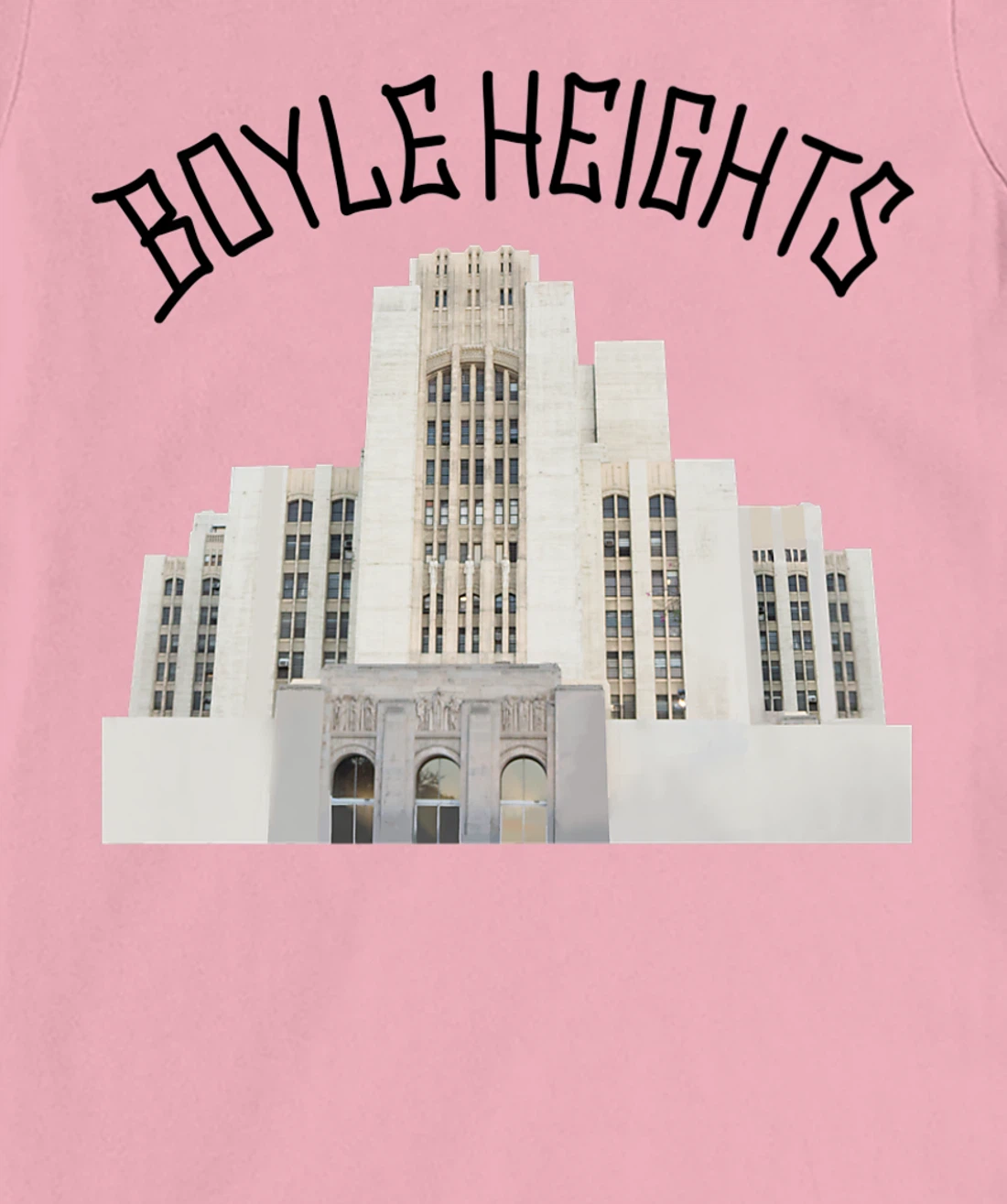Boyle Heights East Los Angeles Latino Graffiti Hospital 1930 T-Shirt, Women T-Shirt