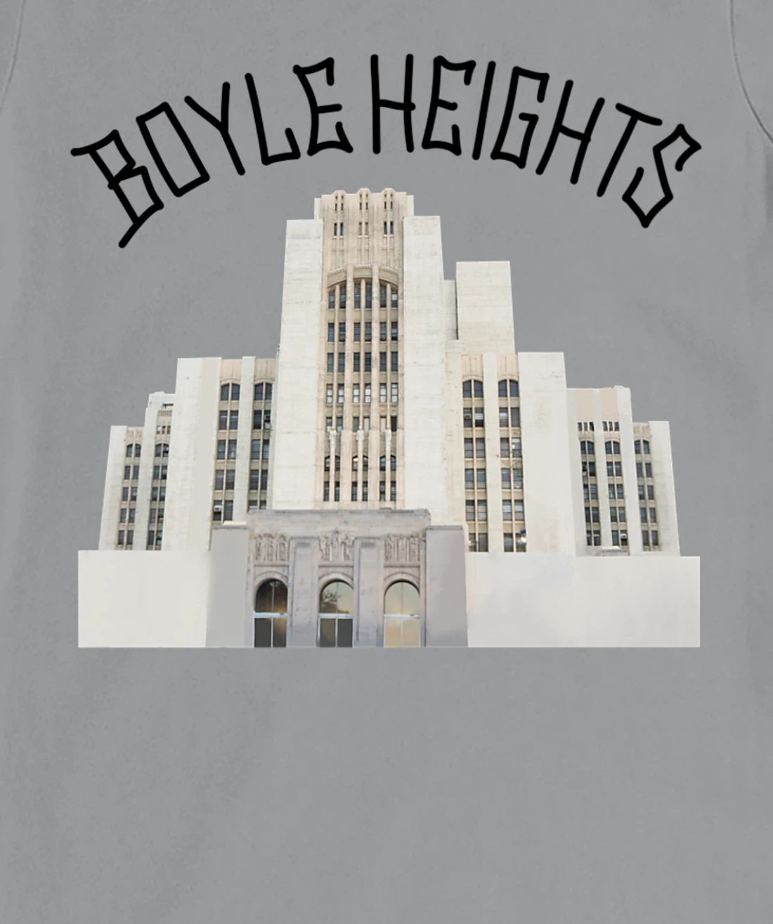 Boyle Heights East Los Angeles Latino Graffiti Hospital 1930 T-Shirt, Women T-Shirt