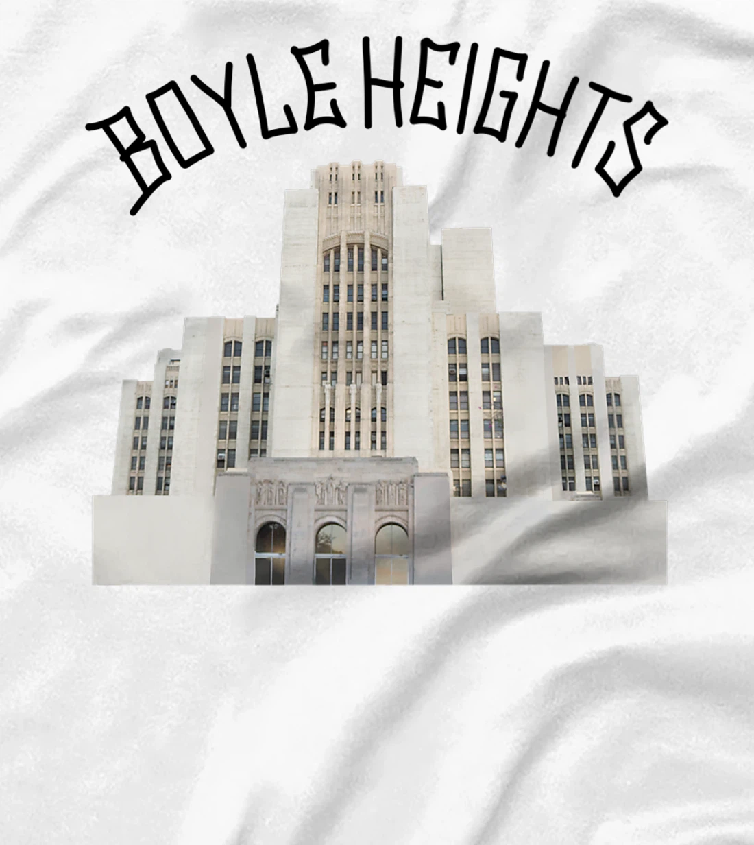 Boyle Heights East Los Angeles Latino Graffiti Hospital 1930 T-Shirt, Women T-Shirt