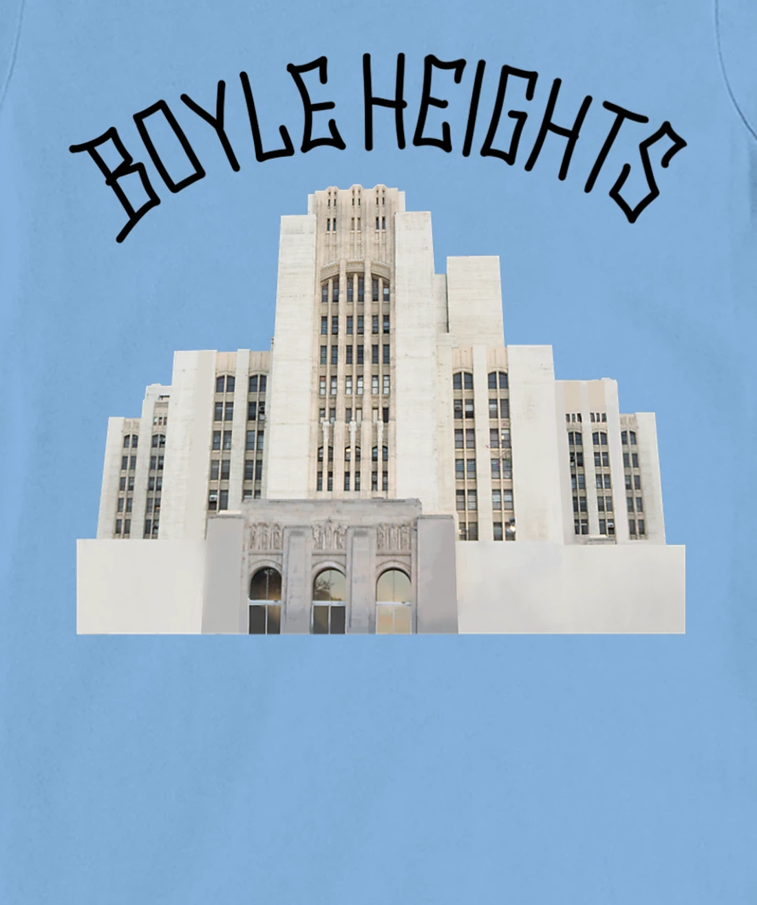 Boyle Heights East Los Angeles Latino Graffiti Hospital 1930 T-Shirt, Women T-Shirt