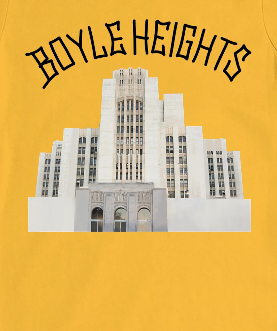 Boyle Heights East Los Angeles Latino Graffiti Hospital 1930 T-Shirt, Women T-Shirt