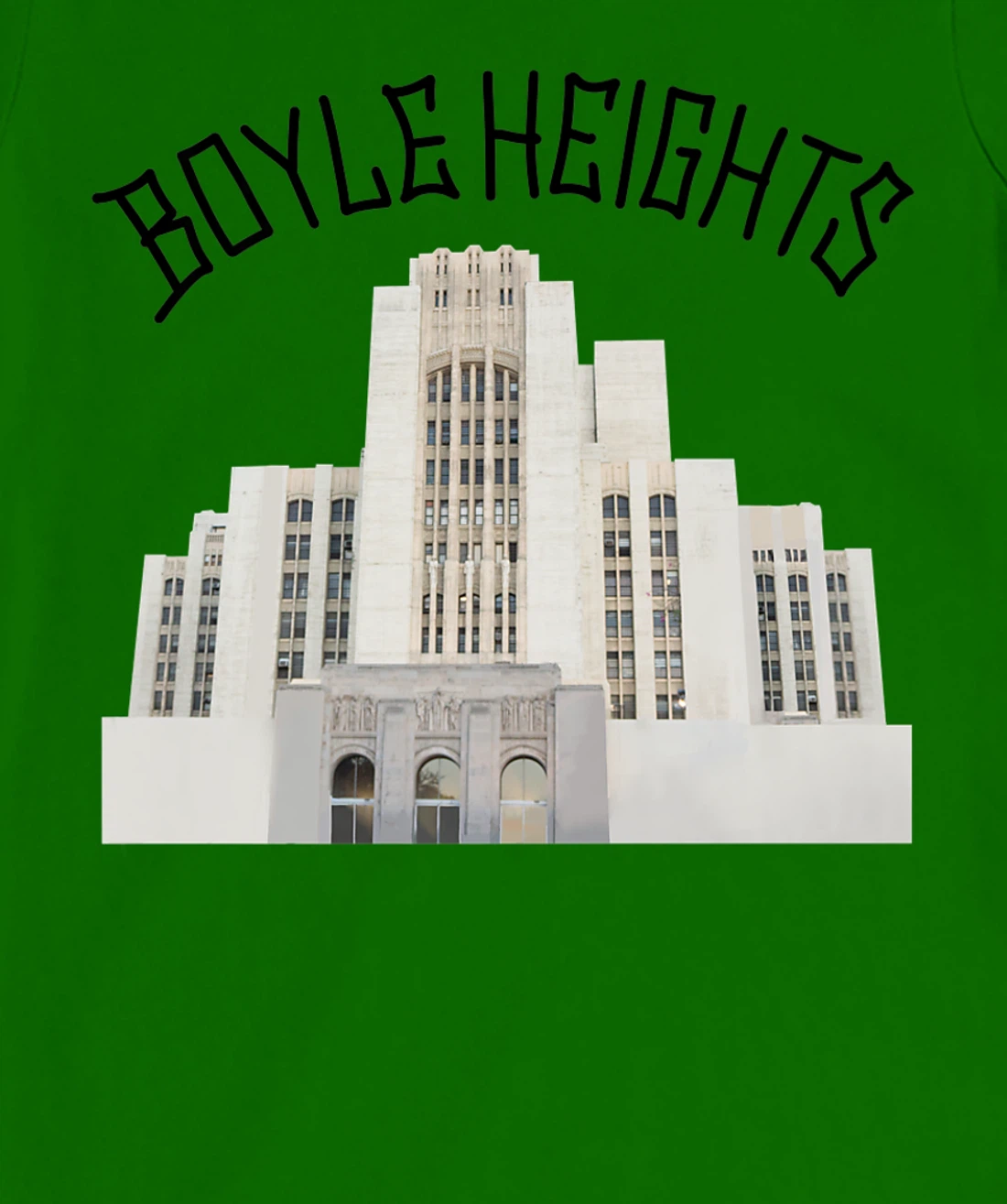 Boyle Heights East Los Angeles Latino Graffiti Hospital 1930 T-Shirt, Women T-Shirt