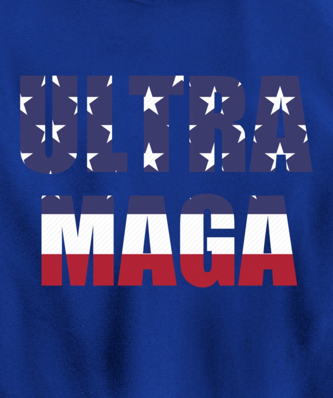 Proud Ultra MAGA Trump Patriotic Pullover Hoodie