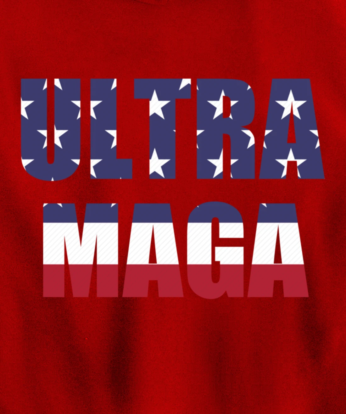 Proud Ultra MAGA Trump Patriotic Pullover Hoodie