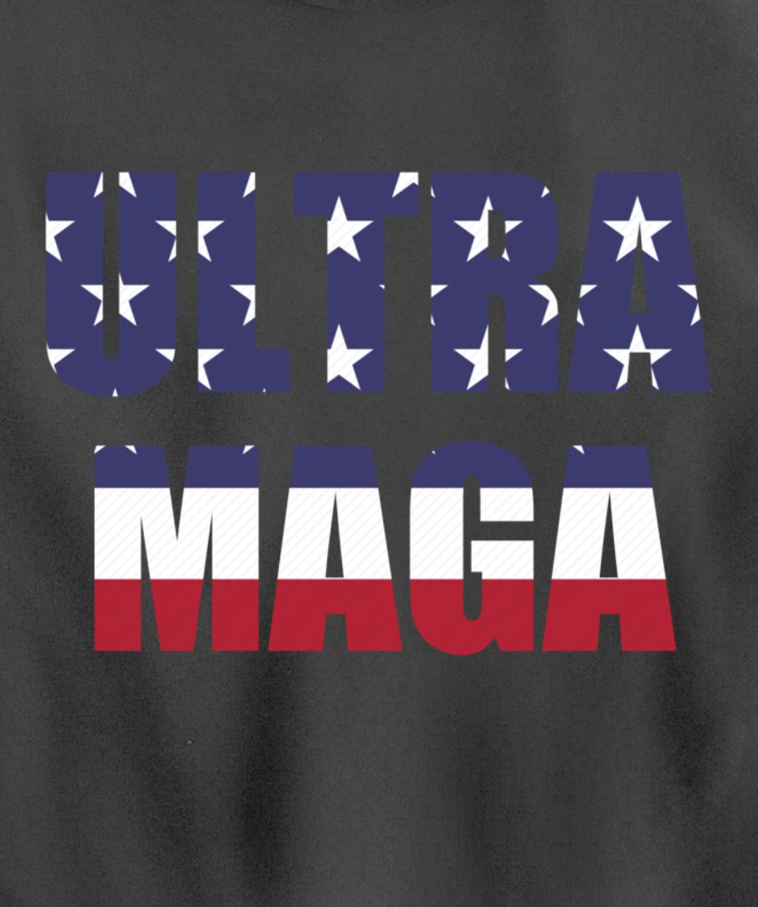 Proud Ultra MAGA Trump Patriotic Pullover Hoodie