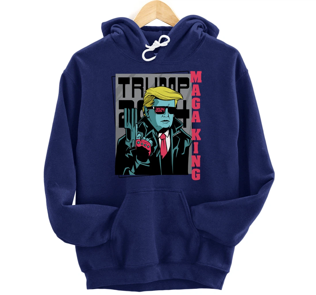 Directly from the Future, Pro Trump The Great Maga King Pullover Hoodie