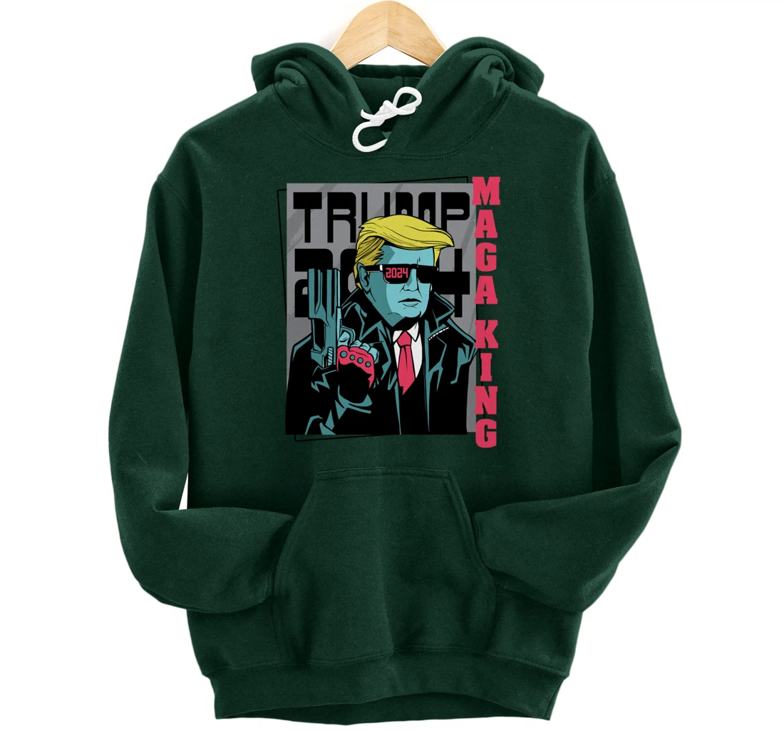 Directly from the Future, Pro Trump The Great Maga King Pullover Hoodie