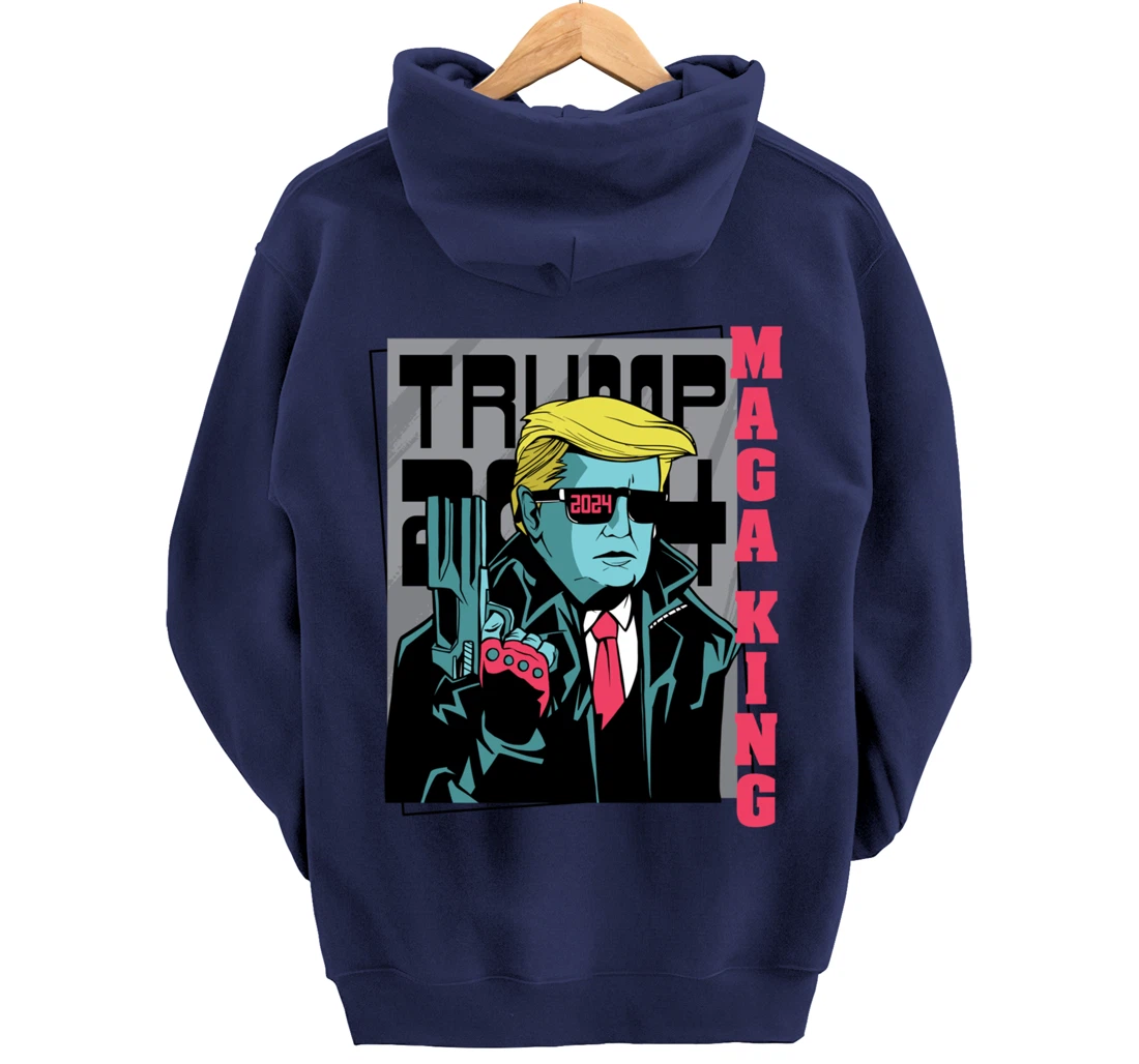 Directly from the Future, Pro Trump The Great Maga King Pullover Hoodie
