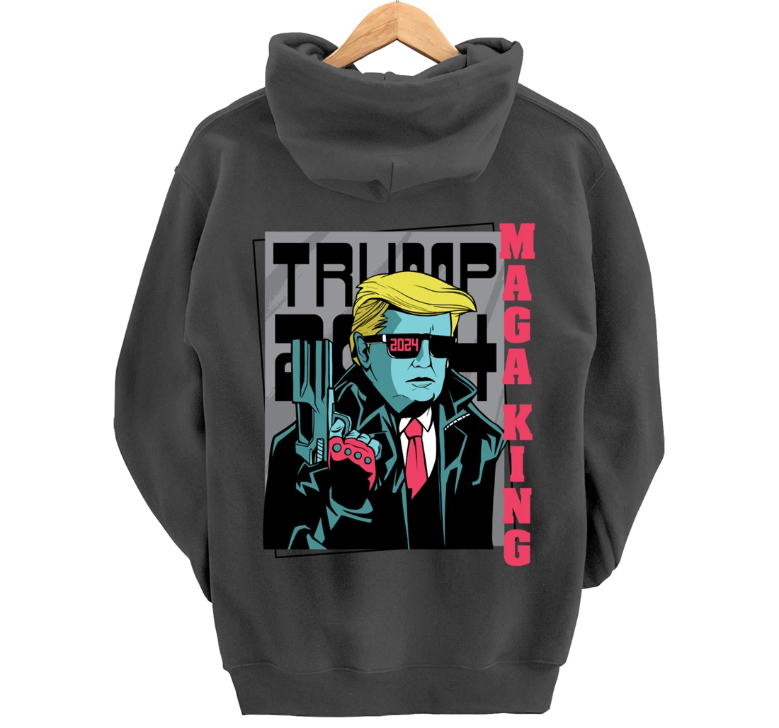Directly from the Future, Pro Trump The Great Maga King Pullover Hoodie