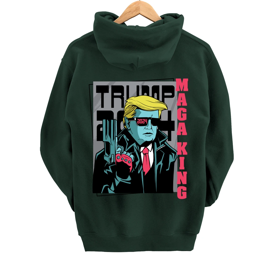 Directly from the Future, Pro Trump The Great Maga King Pullover Hoodie